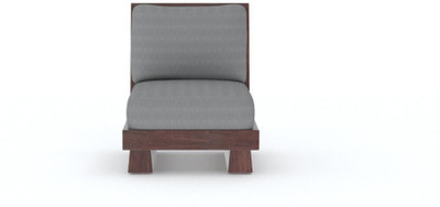 Tezerac Fabric 1 Seater Sofa(Finish Color - Brown)