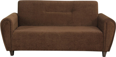 Kurlon Dazzle Fabric 3 Seater Sofa(Finish Color - Brown)
