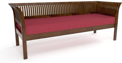 Tezerac Fabric 3 Seater Sofa(Finish Color - Brown)