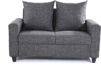 Furnicity Fabric 2 Seater Sofa(Finish Color - Grey)