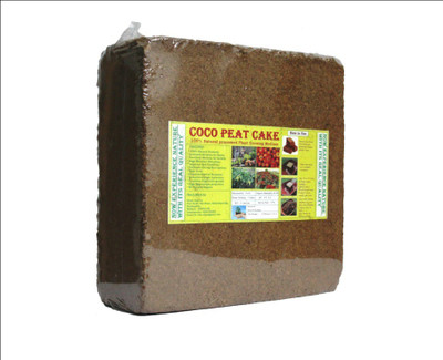 Etram Coco peat Cake (4.750Kg) Soil Manure(4.750 kg Cake)