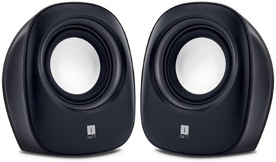 Iball Soundwave2 4 W Portable Laptop/Desktop Speaker(Black, 2.0 Channel)