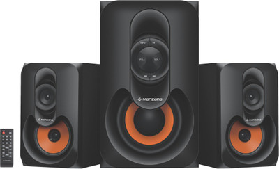 Manzana Blu Beast Portable Bluetooth Home Audio Speaker(Black, 2.1 Channel)