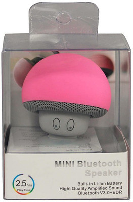 VibeX Vibex-Speaker-067 3 W Portable Bluetooth Home Audio Speaker(Pink, Mono Channel)