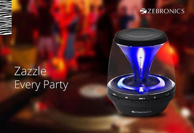 Zebronics Bluetooth speaker Sparkle 3 W Portable Bluetooth Speaker(Black, Mono Channel)
Zebronics Bluetooth speaker Sparkle 3 W Portable Bluetooth Speaker(Black, Mono Channel)
