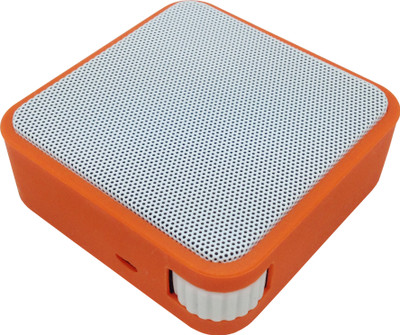 Portronics Cubix POR 172 Portable Mobile/Tablet Speaker(Orange, Mono Channel)