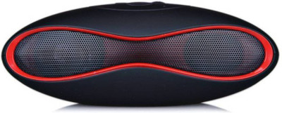 Junaldo Rugby Bluetooth Mini Speaker 3 W Portable Bluetooth Speaker(Red, 2.1 Channel)