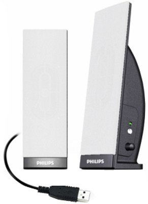 Philips SPA1200 Portable Laptop/Desktop Speaker(Black, 2.0 Channel)