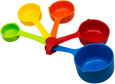 Quoface Plastic Measuring Spoon Set(Pack of 5)