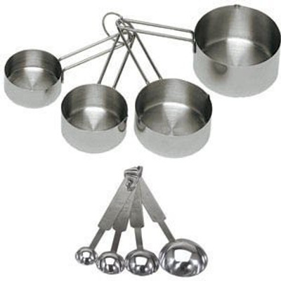 Update International 8Piece Deluxe Stainless Steel Measuring Cup And Measuring Spoon Set
Update International 8Piece Deluxe Stainless Steel Measuring Cup And Measuring Spoon Set