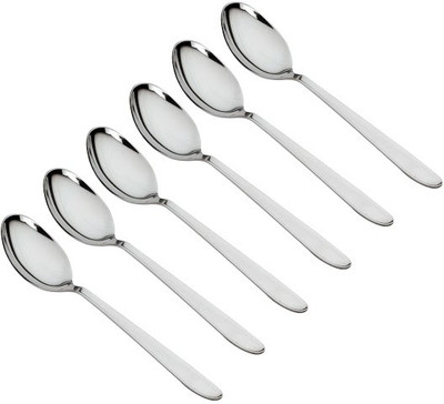 Elegante Stainless Steel Coffee Spoon Set(Pack of 6)