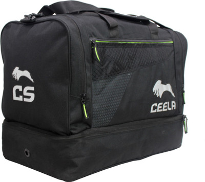 Ceela Sports Xtreme Hardbase Duffel Bag(Black, Kit Bag