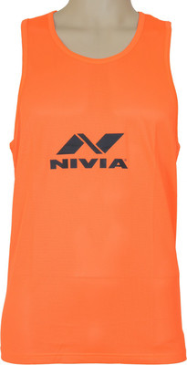 Nivia 1 Sport Bibs(Floro Orange