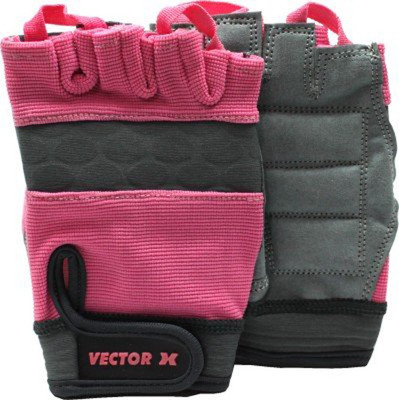 Vector X VX-600-P-M Gym & Fitness Gloves (M, Pink)