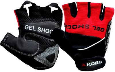 Kobo Exercise Weight Lifting Grippy Hand Protector Padded SG2 Gym & Fitness Gloves (L, Red, Black), Assorted
Kobo Exercise Weight Lifting Grippy Hand Protector Padded SG2 Gym & Fitness Gloves (L, Red, Black), Assorted