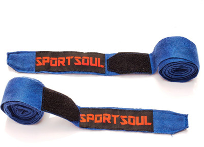SportSoul Cotton Boxing Gloves (Men, Blue)