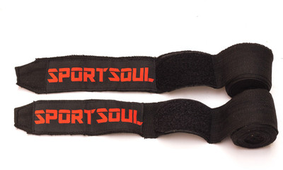 SportSoul Stretchable Boxing Gloves (Men, Black)