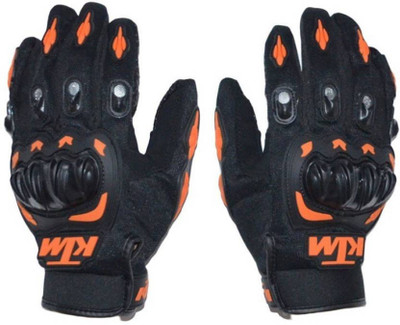 Babji XlKT MG Riding Gloves (, Black, Orange