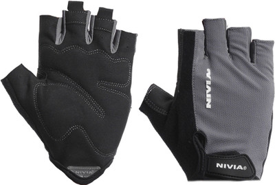 Nivia Python Gym & Fitness Gloves (, Black, Grey