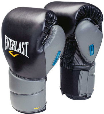 Everlast Protex Gel Boxing Gloves (S, Black, Grey)