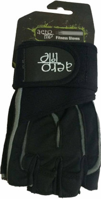 Aerolite WRSTSUPT2069 Gym & Fitness Gloves (M, Grey)