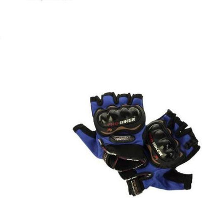 M.R. Trading Pro Biker Driving Gloves (XL, Blue)