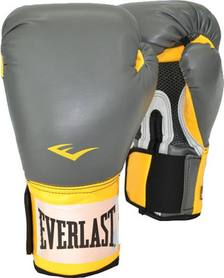 Everlast Pro Style Training Boxing Gloves (M, Grey, Orange)