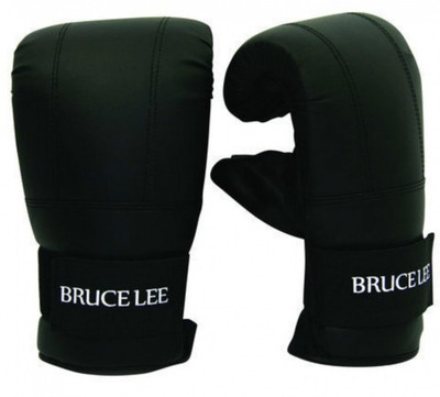 Bruce Lee All Round Bag Boxing Gloves (Free Size, Black)