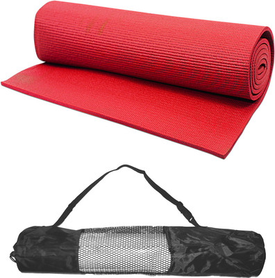 Hang Shuntoys 24 X 68 inch Premium Quality with Bag Red 4 mm Yoga Mat