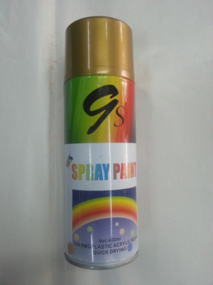 GS GOLD Spray Paint 400 ml(Pack of 1)