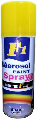 F1 Yellow Spray Paint 450 ml(Pack of 1)
