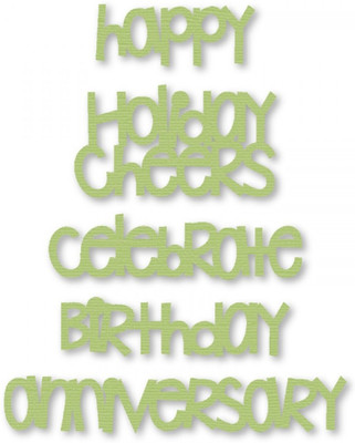 SIZZIX Thinlits Die Set 5PK - Celebrate Drop-ins Sentiments 660720 Wishes Stencil(Pack of 5, Wishes)
SIZZIX Thinlits Die Set 5PK - Celebrate Drop-ins Sentiments 660720 Wishes Stencil(Pack of 5, Wishes)