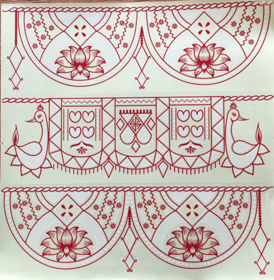 Suman Creations Rangoli Sticker Sticker(Pack of 6, Red
Suman Creations Rangoli Sticker Sticker(Pack of 6, Red