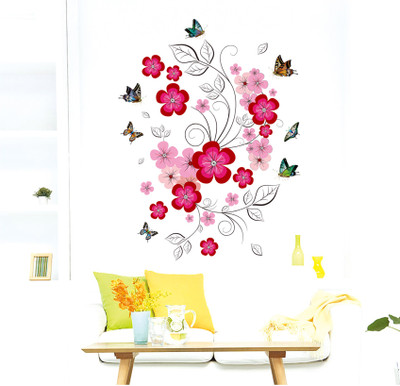Cortina Wall Sticker Sticker(Pack of 1, Multicolour