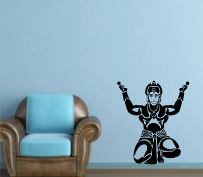 Smart Wall Guru Adhesive Sticker Sticker(Pack of 1, Black