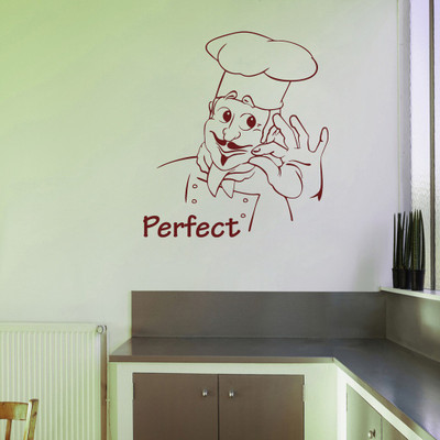 Decor Wall Self Adhesive Sticker(Pack of 1, Brown