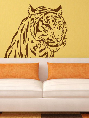 Trends on Wall Animal Sticker(Pack of 1, Black