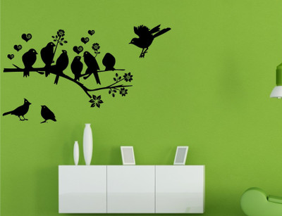 Wall Guru Wall Decal&Sticker Sticker(Pack of 1, Black
