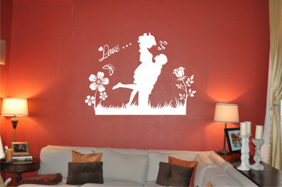 Wall Guru Adhesive Sticker(Pack of 1, White