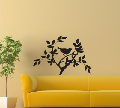 Smart Wall Guru Adhesive Sticker Sticker(Pack of 1, Black