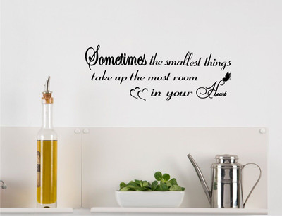 Wall Guru Adhesive Sticker(Pack of 1, Black
