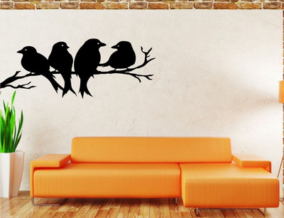 Wall Guru Adhesive Sticker(Pack of 1, Black