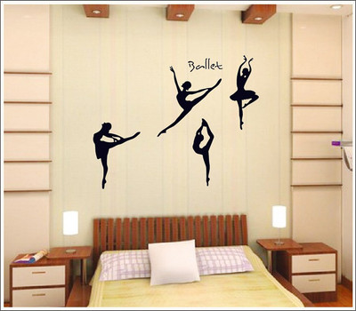 Oren Empower Ballet Dance Diy Decorative Removable Wall Sticker(105 cm X cm 130, Black)
Oren Empower Ballet Dance Diy Decorative Removable Wall Sticker(105 cm X cm 130, Black)