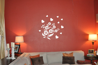 Wall Guru Adhesive Sticker(Pack of 1, White