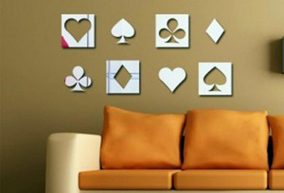 Saifee Acrylic Sticker(Pack of 4, Silver