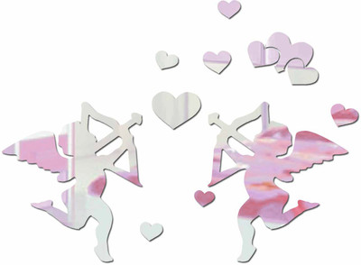 Sehaz Artworks Acrylic Sticker Sticker(Pack of 12, Silver