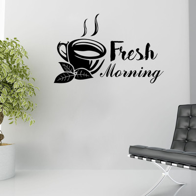 Decor Wall Self Adhesive Sticker(Pack of 1, Black