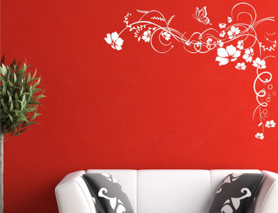 Heaven Decor1 Self Adhesive Wall Decal Sticker(Pack of 1, White