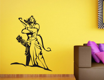 Wall Guru Wall Decal&Sticker Sticker(Pack of 1, Black