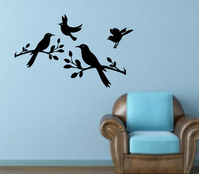 Smart Wall Guru Sticker Sticker(Pack of 1, Black